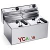 Friggitrice 8+8 lt358,00 €358,00 €Friggitrici snack professionale da banco due vasche profondita 600F.A.R.H. Snc Di Bottacin Antonio & C