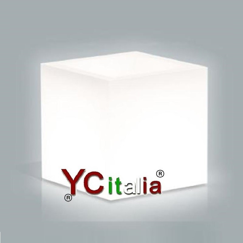 Vaso cubico illuminato per piante Vaso cubico illuminato per piante