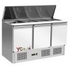 Saladette con 3 porte 1365x700x870 h875,00 €875,00 €Saladette refrigerata a 3 porteF.A.R.H. Snc Di Bottacin Antonio & C