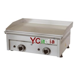 Fry top doppio liscio a gas 600x450710,00 €710,00 €Fry top snack liscio da banco professionale profondita 600F.A.R.H. Snc Di Bottacin Antonio & C