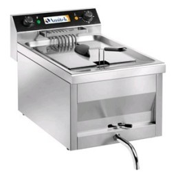 Friggitrice 8 lt203,00 €203,00 €Friggitrici snack professionale da banco una vasca profondita 600F.A.R.H. Snc Di Bottacin Antonio & C