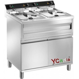 Friggitrice due vasche 7 Lt elettrica 40x71,4x852.288,00 €2.288,00 €Friggitrice elettrica professionale profondita 70 cmF.A.R.H. Snc Di Bottacin Antonio & C
