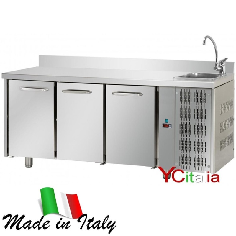 Tavolo refrigerato 3 porte +alzatina e vasca TN1.647,90 €1.831,00 €Tavolo refrigerato con vascaF.A.R.H. Snc Di Bottacin Antonio & C