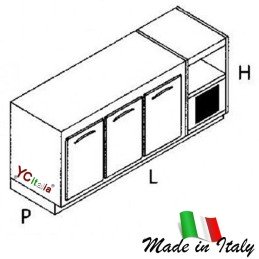 Cella bar statica profondità 6701.987,00 €1.987,00 €Celle da incassoF.A.R.H. Snc Di Bottacin Antonio & C