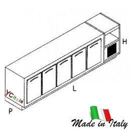 Cella bar statica profondità 6701.987,00 €1.987,00 €Celle da incassoF.A.R.H. Snc Di Bottacin Antonio & C