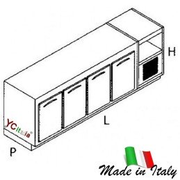 Cella bar statica profondità 6701.987,00 €1.987,00 €Celle da incassoF.A.R.H. Snc Di Bottacin Antonio & C