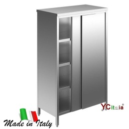 Armadio inox h 1800 p500866,00 €866,00 €Armadi inox alti 1800 con porte scorrevoliF.A.R.H. Snc Di Bottacin Antonio & C