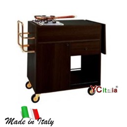 Carrello flambé wengé 105/137x57x91 h 1 piastra a 1 fuoco825,00 €825,00 €Carrelli per flambèF.A.R.H. Snc Di Bottacin Antonio & C