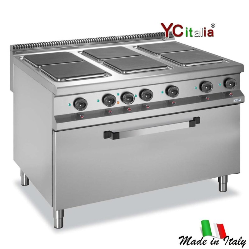 Cucina 6 piastre in ghisa e forno maxi4.582,00 €4.582,00 €Cucina elettrica professionale profondita 900F.A.R.H. Snc Di Bottacin Antonio & C