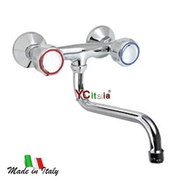 Rubinetto biforo a muro canna "S" Ø18x220mm interasse 150mm56,80 €56,80 €Rubinetteria biforo professionaliF.A.R.H. Snc Di Bottacin Antonio & C