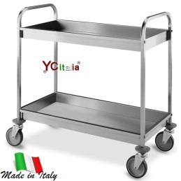Carrello in acciaio 98x51x91 h358,00 €358,00 €Carrelli di servizio inoxF.A.R.H. Snc Di Bottacin Antonio & C