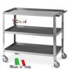 Carrello in acciaio 99x53x85396,00 €396,00 €Carrelli in acciaio inoxF.A.R.H. Snc Di Bottacin Antonio & C