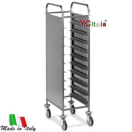 Carrello portavassoi acciaio inox445,00 €445,00 €Carrelli professionali per vassoiF.A.R.H. Snc Di Bottacin Antonio & C