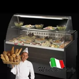 Banco neutro L2480 x P1175 x H1243 vetri curvi3.025,80 €3.362,00 €Vetrine esposizione neutreF.A.R.H. Snc Di Bottacin Antonio & C