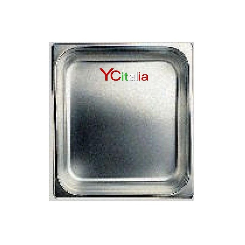 Teglia 2/3 GN gastronorm in acciaio inox AISI 304 18/1013,50 €13,50 €Teglie inoxF.A.R.H. Snc Di Bottacin Antonio & C