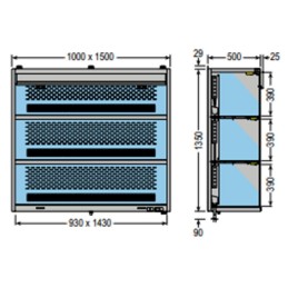 Pensile refrigerato Clipper 32.787,00 €2.787,00 €Pensili refrigeratiF.A.R.H. Snc Di Bottacin Antonio & C
