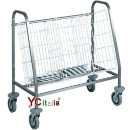 Carrello porta piatti 88x50x92 h378,00 €378,00 €Stoccaggio piattiF.A.R.H. Snc Di Bottacin Antonio & C