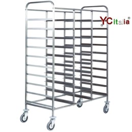 Carrello 16 vassoi 60x40662,00 €662,00 €Carrelli professionali per vassoiF.A.R.H. Snc Di Bottacin Antonio & C