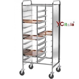 Carrello per vassoi rinforzato 81x62x174(h)620,00 €620,00 €Carrelli professionali per vassoiF.A.R.H. Snc Di Bottacin Antonio & C