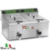 Friggitrice 10+10 lt con rubinetto738,00 €738,00 €Friggitrici snack professionale da banco due vasche profondita 600F.A.R.H. Snc Di Bottacin Antonio & C