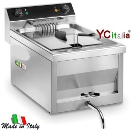 Friggitrice 8 lt203,00 €203,00 €Friggitrici snack professionale da banco una vasca profondita 600F.A.R.H. Snc Di Bottacin Antonio & C