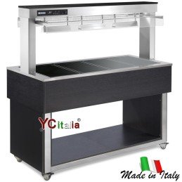 Buffet riscaldato centrale Brown2.977,00 €2.977,00 €Buffet caldo con piastre centraleF.A.R.H. Snc Di Bottacin Antonio & C