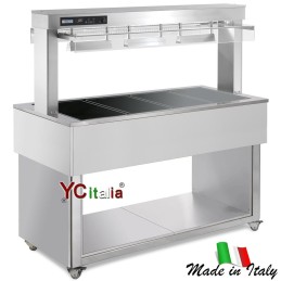 Buffet riscaldato centrale Brown2.977,00 €2.977,00 €Buffet caldo con piastre centraleF.A.R.H. Snc Di Bottacin Antonio & C