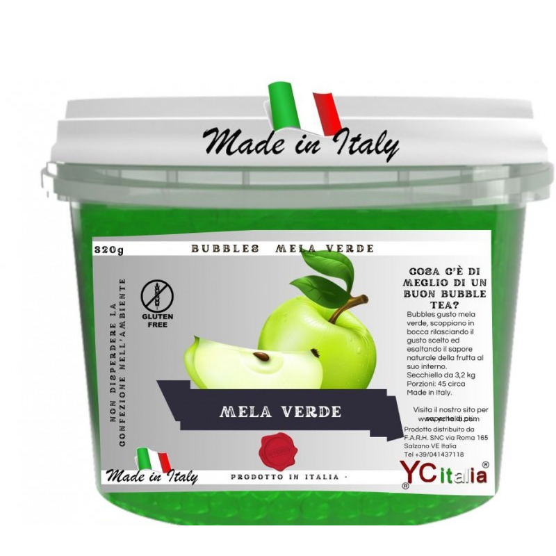 Bubbles mela verde 3,2 kg27,00 €27,00 €Boba per bubble teaF.A.R.H. Snc Di Bottacin Antonio & C