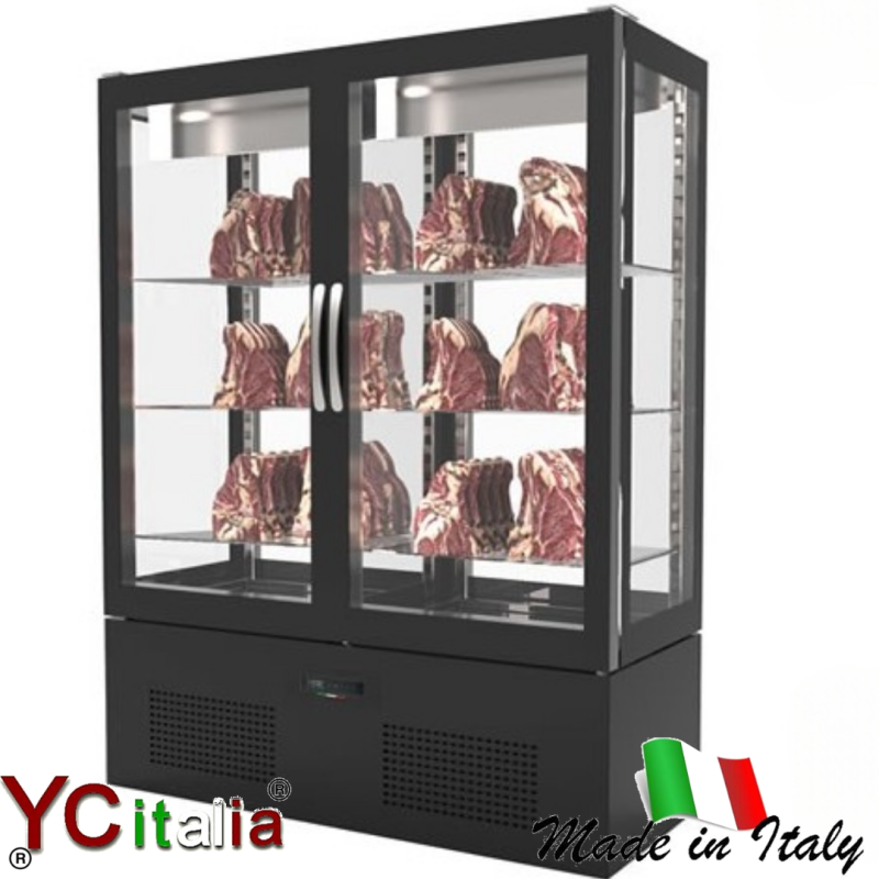 Frigo vetrina con vetri sui 4 lati per frollatura 900 lt5.993,00 €5.993,00 €Armadi frigo inox per stagionatura e frollaturaF.A.R.H. Snc Di Bottacin Antonio & C