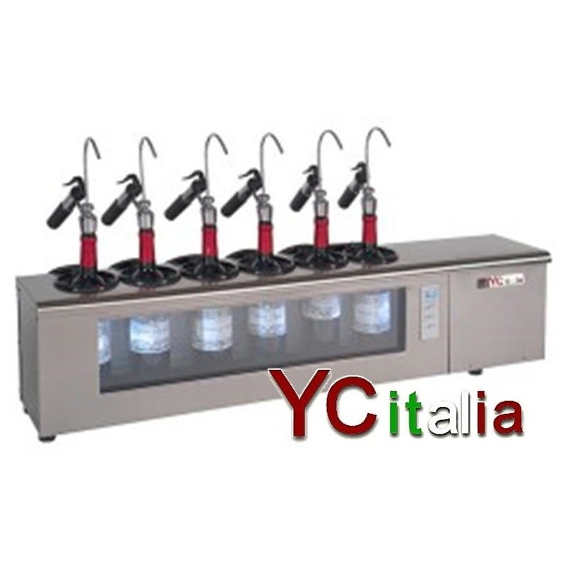 Refrigeratore 6 bottiglie vino da banco420,00 €420,00 €Espositore da bancoF.A.R.H. Snc Di Bottacin Antonio & C