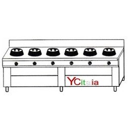 Cucina 6 fuochi cinesi a muro4.834,03 €4.916,00 €Cucina a muroF.A.R.H. Snc Di Bottacin Antonio & C