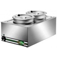 Bagnomaria snack da banco professionale profondita 600