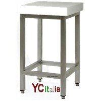 Ceppo con supporto in acciaio inox