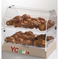 Vetrine riscaldate da banco a 2 piani