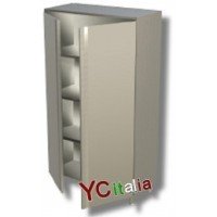 Armadi inox alti 1800 con porte a battente