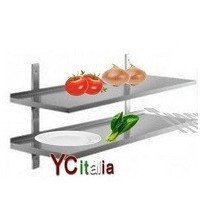 Mensole doppie con cremagliere