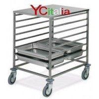 Carrelli porta teglie per ristoranti e gastronomie