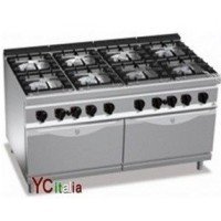Cucina gas 900 con forno a gas