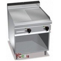 piastra a gas profondita 700