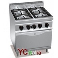 Cucina a gas professionale per ristoranti