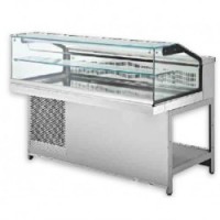  Vetrina refrigerata vetri bassi e dritti da rivestire 