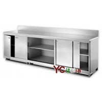 Retrobanco in acciaio inox nuovo per allestire il tuo bar