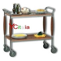 Carrelli in legno 2 piani