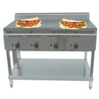 Cuocipiadine professionali in acciaio inox con mobile