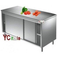 Tavoli inox armadiati