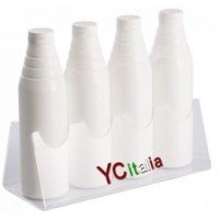 porta topping in plexiglass per la gelateria